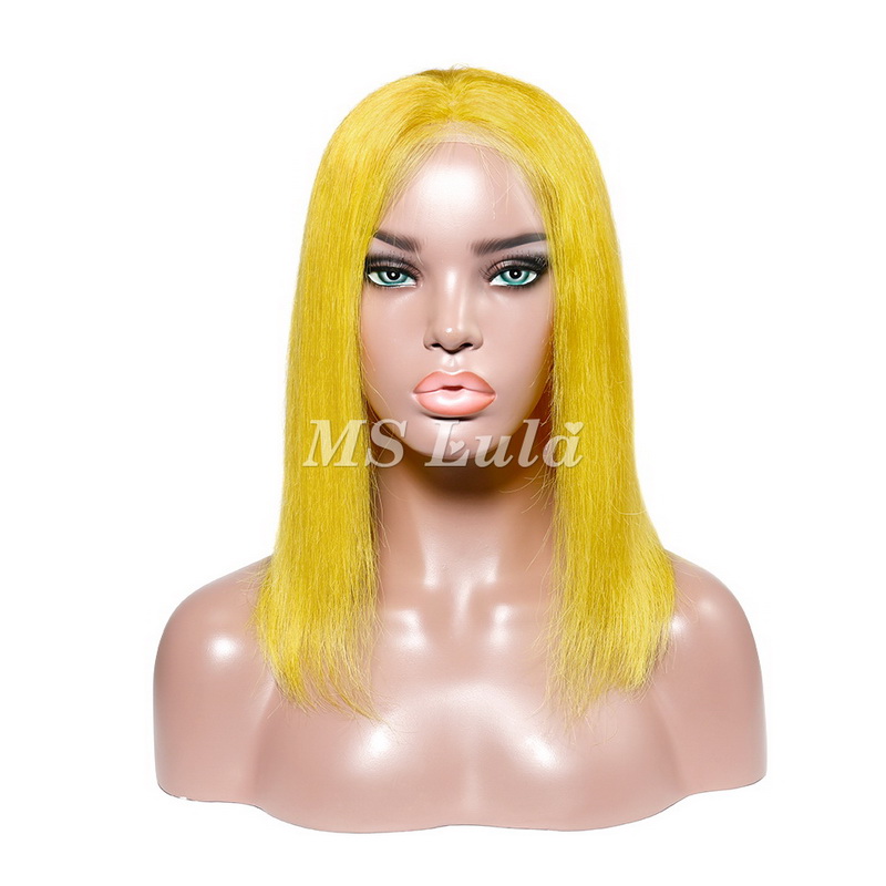 Clearance Sale Colored Straight BOB Lace Front Wig - 图片 2
